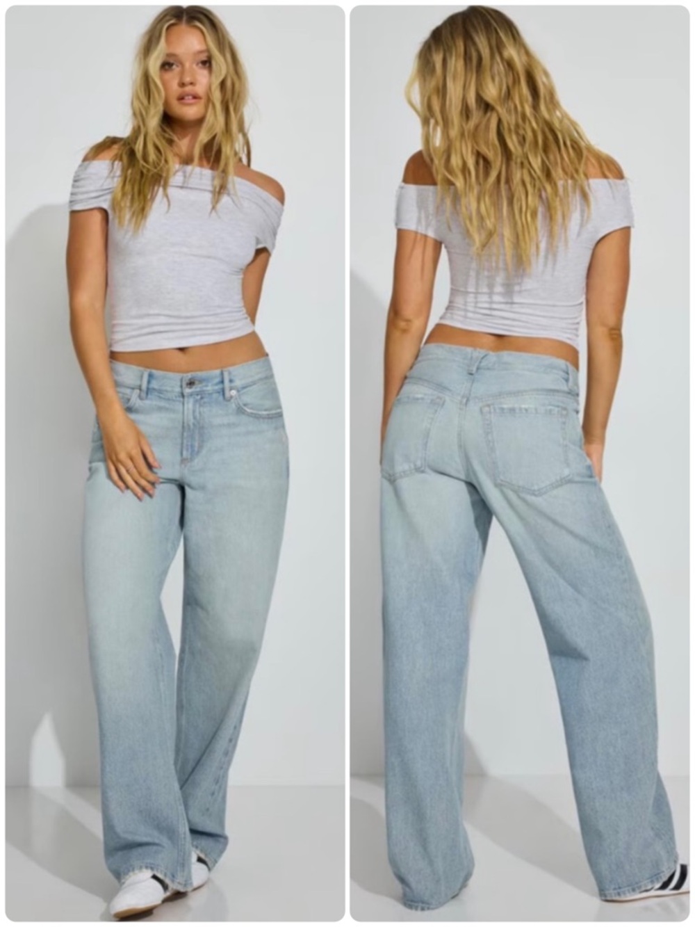 GARAGE 👖 Low-Rise Baggy Jeans - Size 0/24
